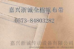 浙江全棉耐高溫輸送帶 帆布輸送帶 食品全棉帶